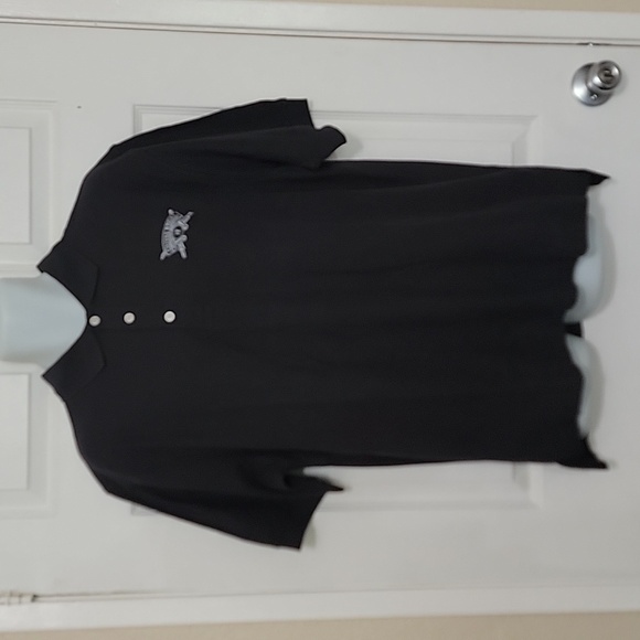 Chivas Regal 12 Embroidered Black Polo Shirt Scotch Whisky Men's Pima Cotton - Picture 1 of 7